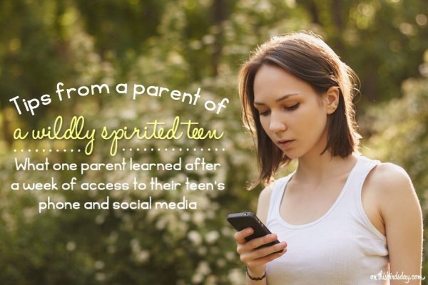 Tips from a parent of a wildly spirited teen. What one parent learned after a week of access to their teen's phone and social media. Original photo copyright jazzz923 on Fotolia