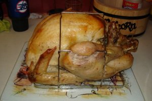 Step by step intructions for preparing and cooking a turkey