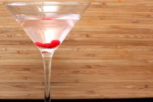 Cinnamon Heart Candy Martini for Valentine's Day