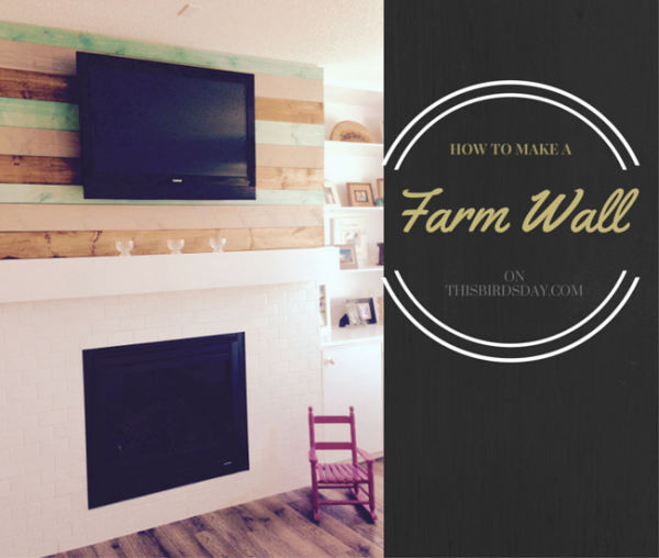 How to make a distressed vintage farm wall